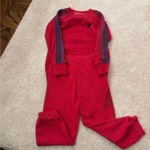 Aviator Nation Red Kids sweatsuit
